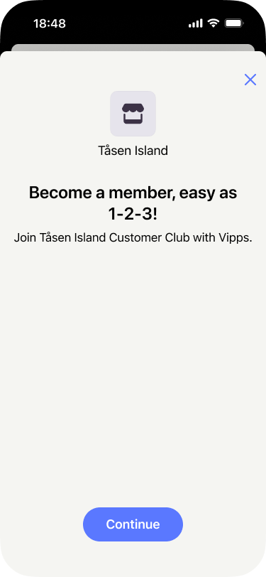 Optional Vipps confirmation code (binding_message)