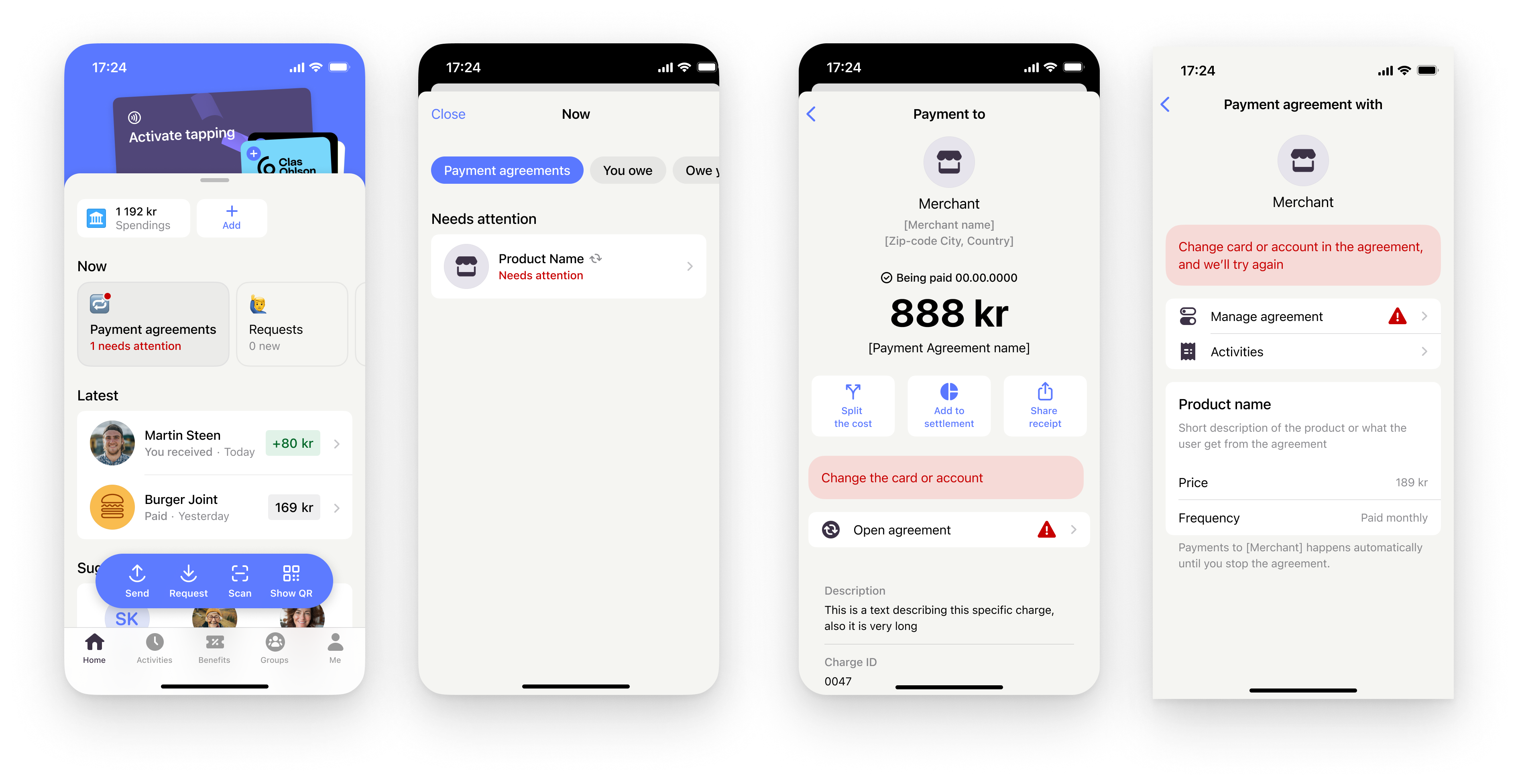Recurring charge failure in MobilePay